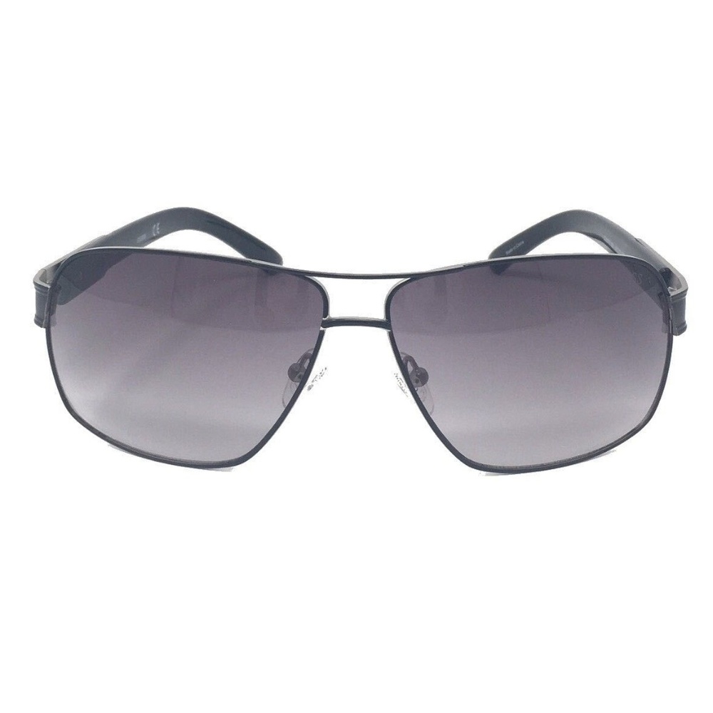 Guess Men's Black Silver Metal Sunglasses - Picture 2 of 7